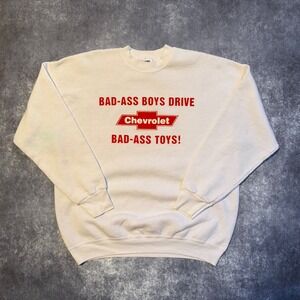 Vintage Chevrolet Chevy Crewneck Sweatshirt XL Made USA 90s